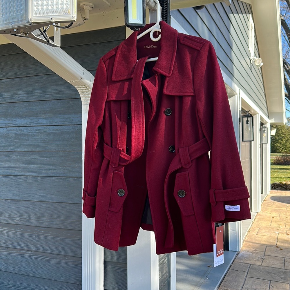 Brand NWT Calvin Klein coat size 18P Closet Clean Out